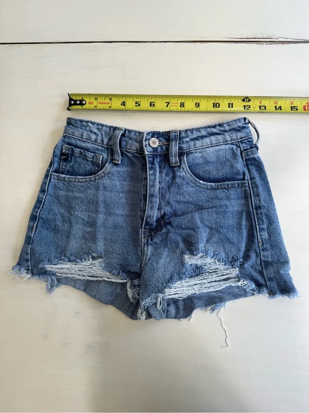 Blue Denim Shorts